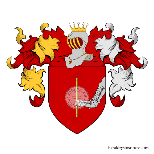 Coat of arms of family Rastone