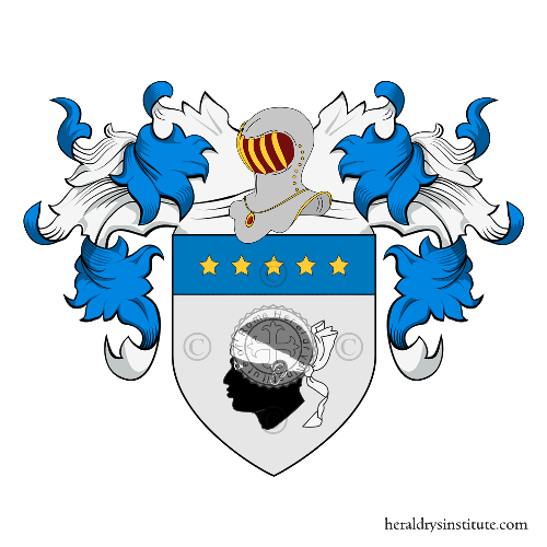 Coat of arms of family Pioppa