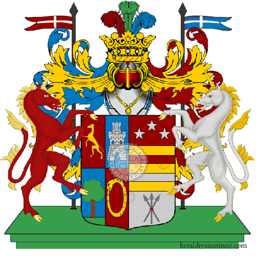 Coat of arms of family Pottini