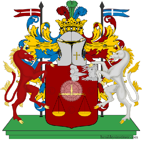 Coat of arms of family D'anghela