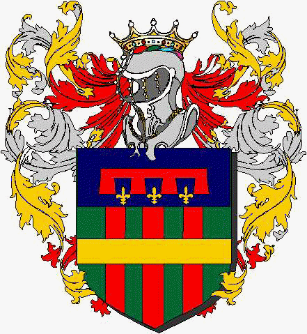 Coat of arms of family Muzzano