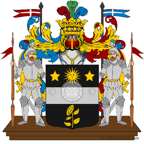 Wappen der Familie Saguatti