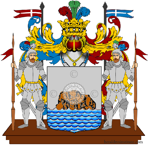 Wappen der Familie Scoglio