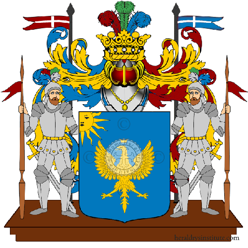 Coat of arms of family AQUILINI
