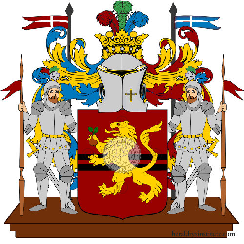 Coat of arms of family Perazio