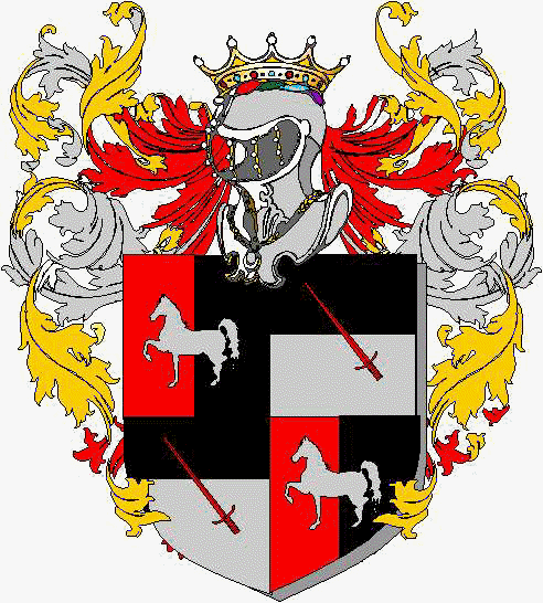 Coat of arms of family Zaballi
