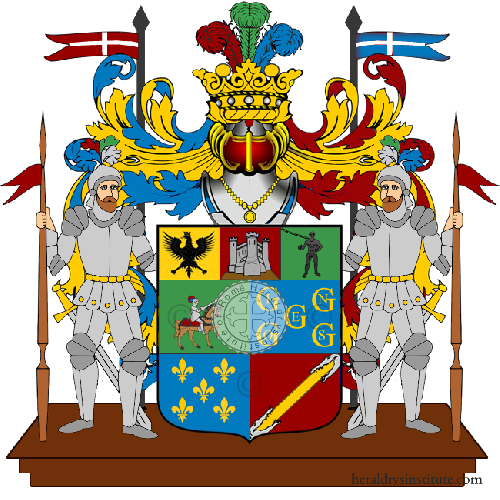 Coat of arms of family Tixon