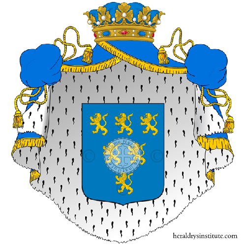 Coat of arms of family Angiò