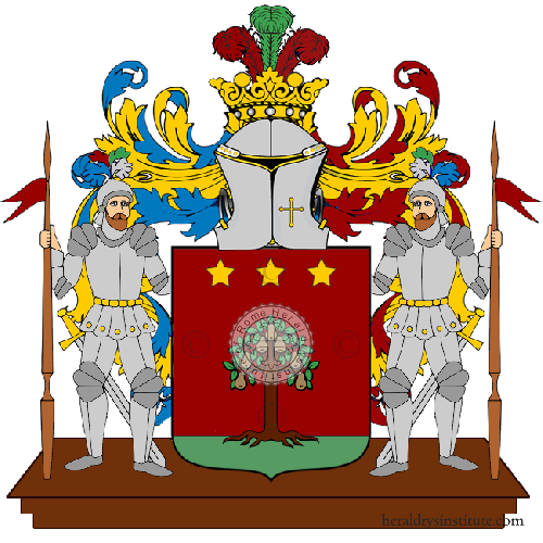Wappen der Familie Pissetti