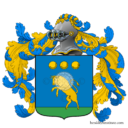 Coat of arms of family Corbi