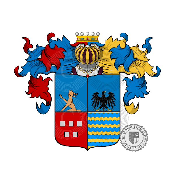 Wappen der Familie Reale (Cagli)