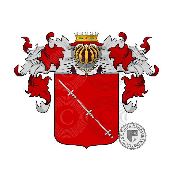 Wappen der Familie Capidivacca