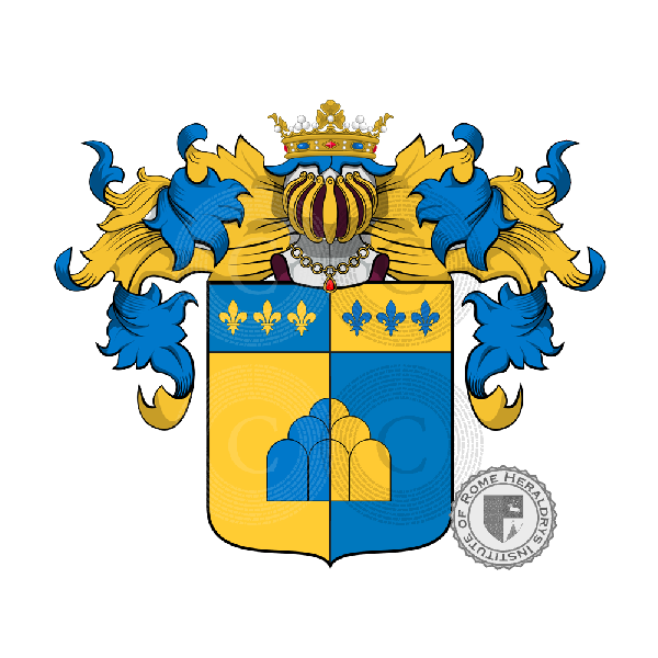 Coat of arms of family Monti