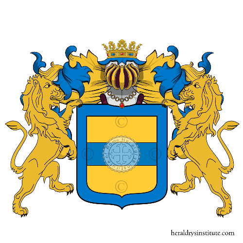 Coat of arms of family Averna (in French)