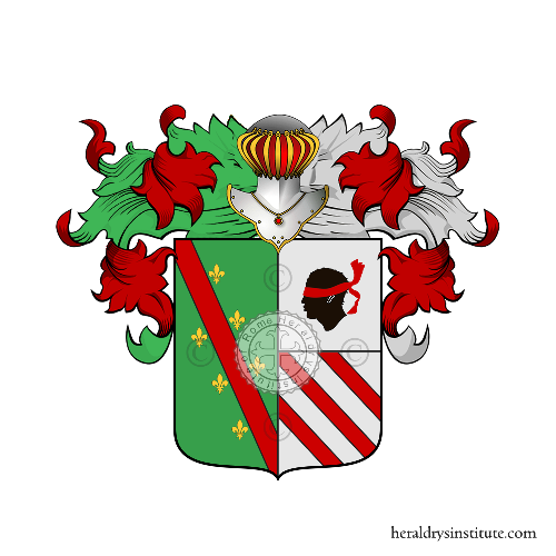 Wappen der Familie Mezzacapo