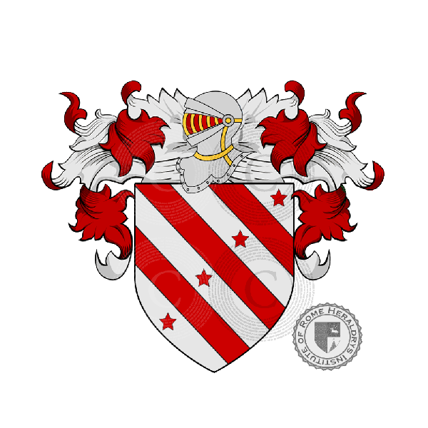 Coat of arms of family Pennano