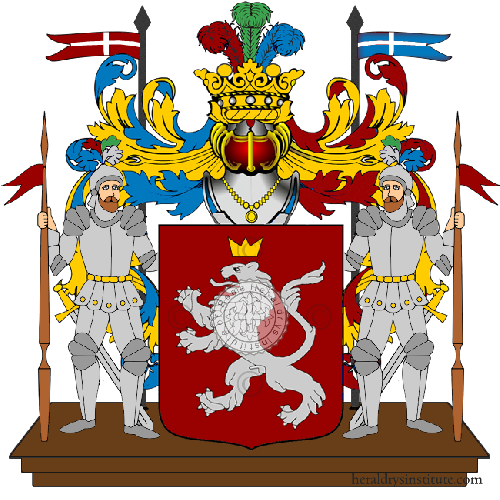 Coat of arms of family Sansona