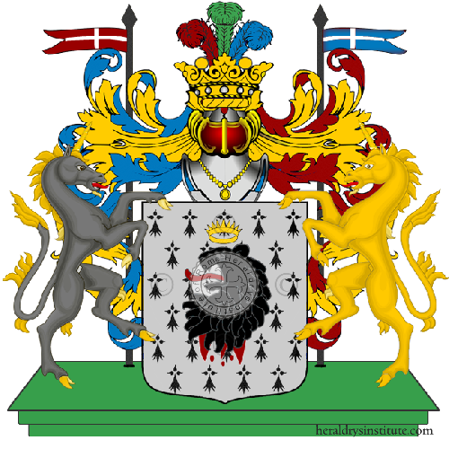 Coat of arms of family Tenini