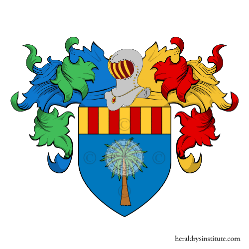 Coat of arms of family Caroletti