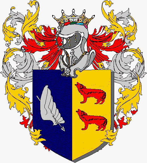 Coat of arms of family Malaspina Dello Spino Fiorito
