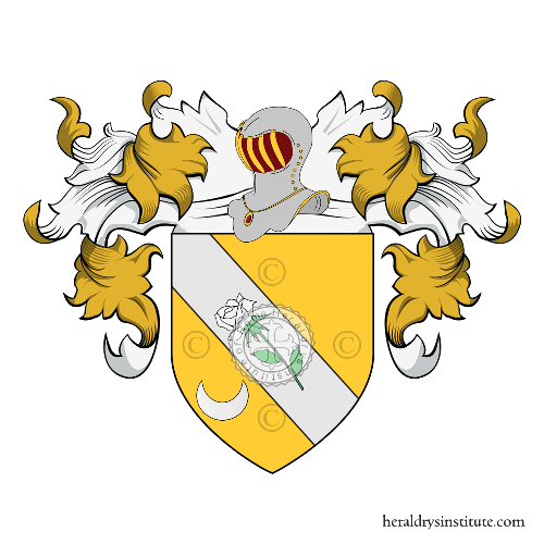 Coat of arms of family Cazzolani