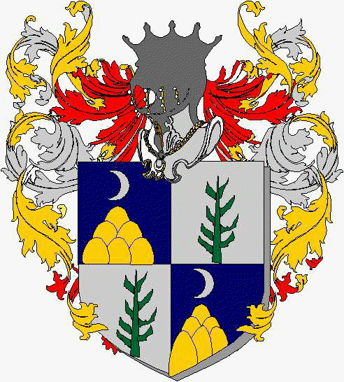 Escudo de la familia Cresci (origini Francesi)