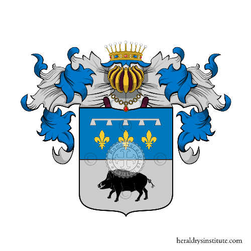Coat of arms of family Pontigia