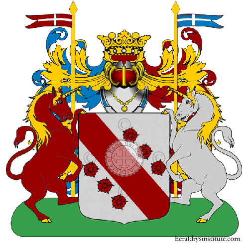 Coat of arms of family Torelli Minadois