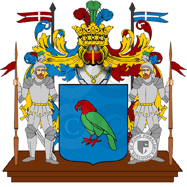 Coat of arms of family Paparotto