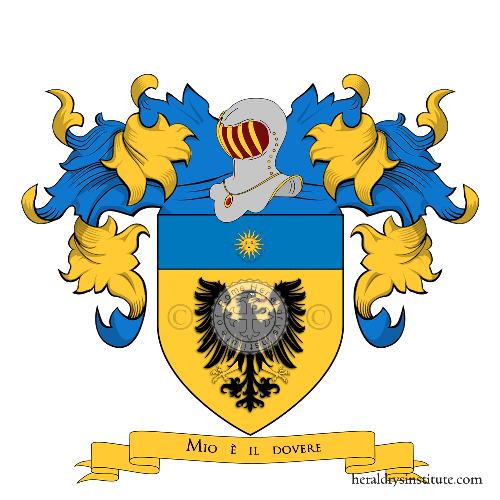 Coat of arms of family Romica