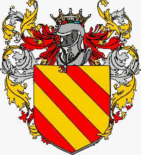 Coat of arms of family Staccoli Castracane Degli Antelminelli