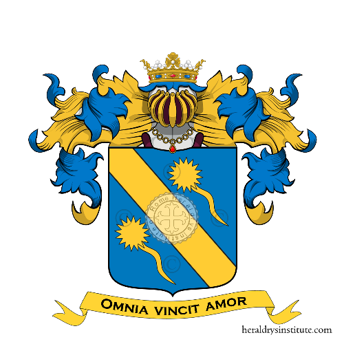 Coat of arms of family Santaroni