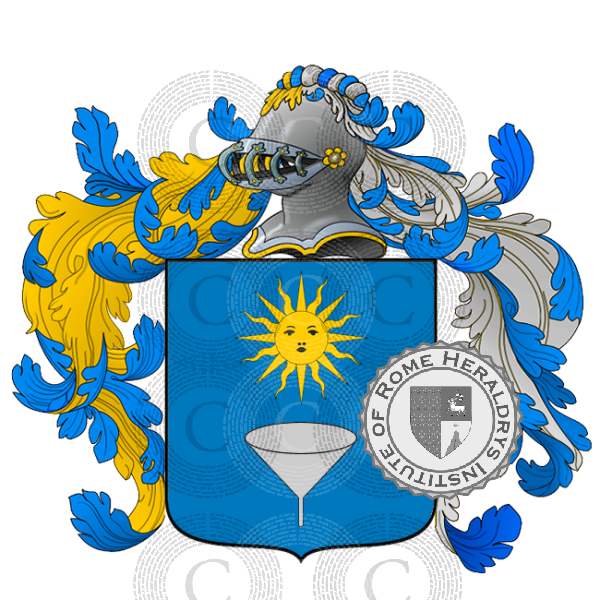 Coat of arms of family Virdi