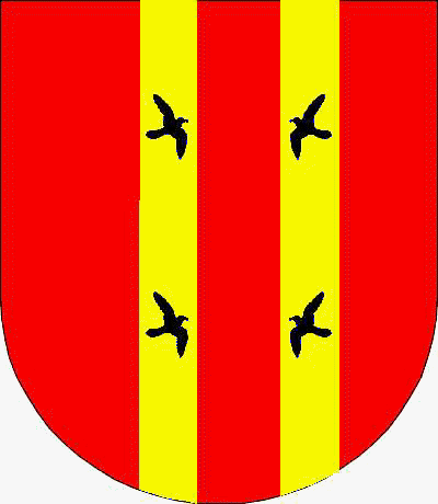 Coat of arms of family Rossinyol