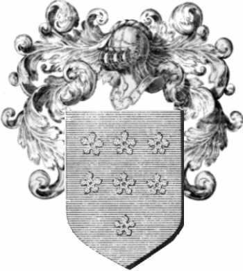 Coat of arms of family De Castellou