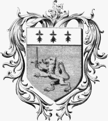 Coat of arms of family De La Barberie