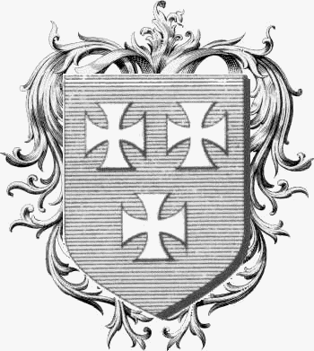Coat of arms of family Melou