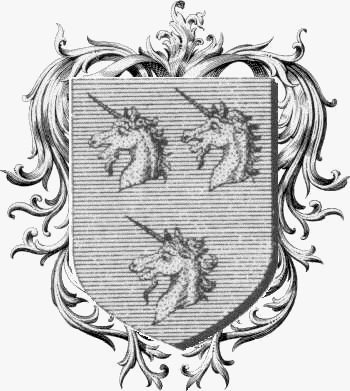 Coat of arms of family Menardeau