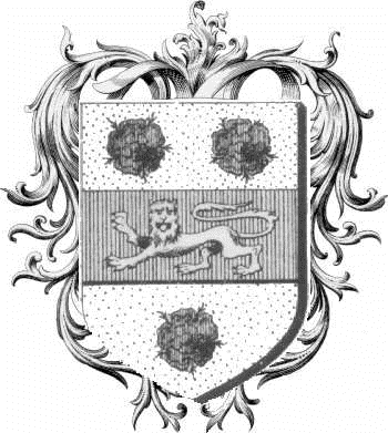 Coat of arms of family Meneust
