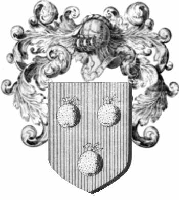Coat of arms of family Pommeraye