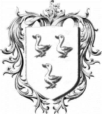 Coat of arms of family Racinet