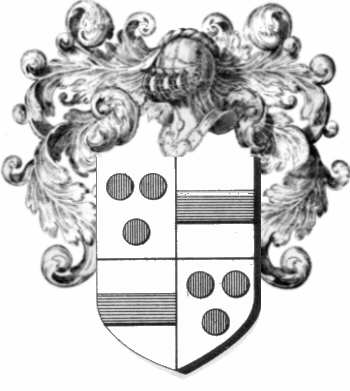 Coat of arms of family Tissart