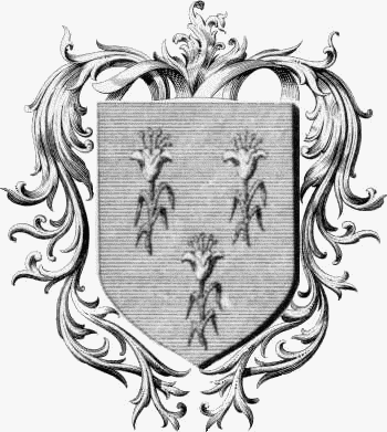 Coat of arms of family Anjorrant