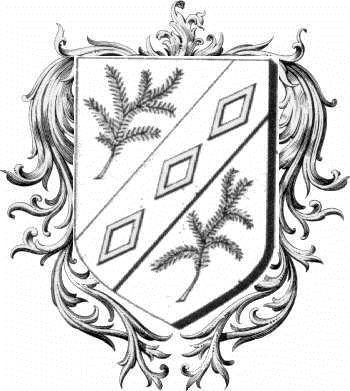 Coat of arms of family Bret