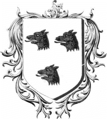 Coat of arms of family De Carcouet