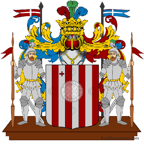 Coat of arms of family Brunozzi