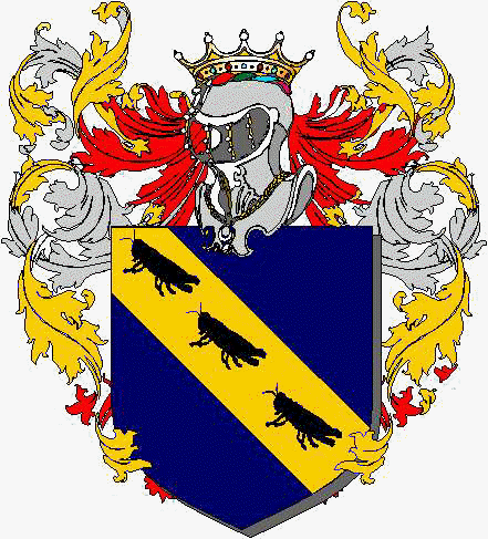 Coat of arms of family Prione