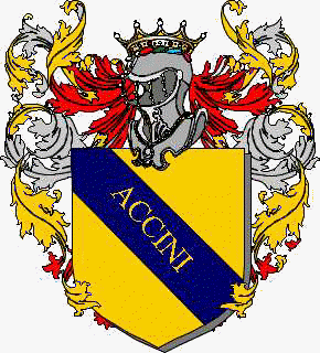 Coat of arms of family Cazzini