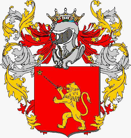 Escudo de la familia Mauruzi Della Stacciola