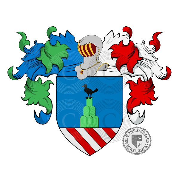 Coat of arms of family Merlicco